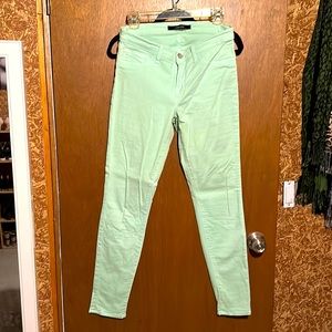 J brand skinny jeans mint 29
